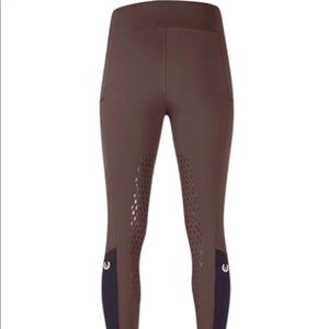 Kerrits Thermo Tech Full Leg Tight - Knee Patch - M Walnut